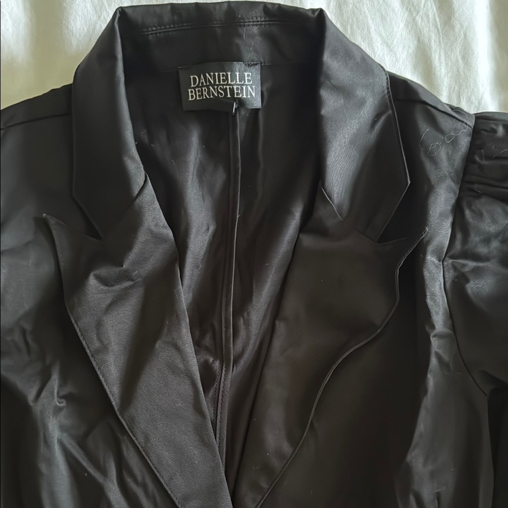 Danielle Bernstein Black Button Down Shirt